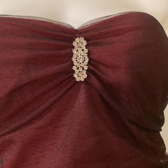 Dancing Queen strapless maxi with rhinestones size L - Picture 3 of 14